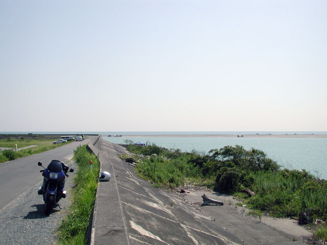 the mouth of the Tenryu-gawa