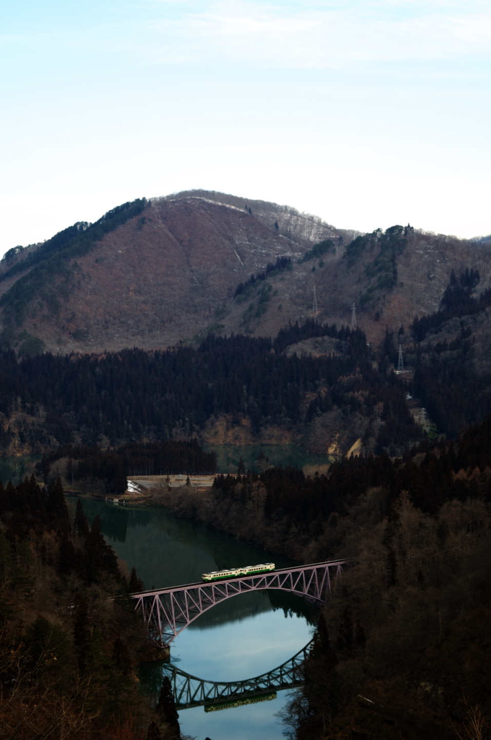 Tadami river first bridge