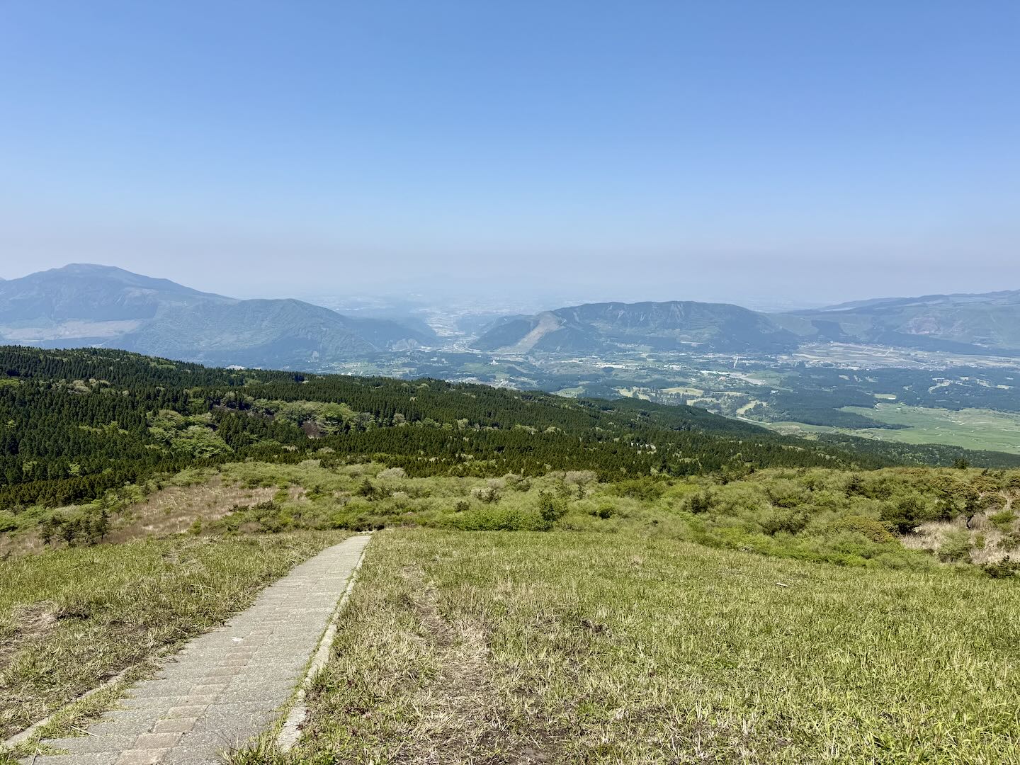 from Kishima-dake, Aso